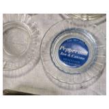 Collection of  Vintage Glass Ashtrays from Various Las Vegas Casinos