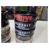 Collection of Vintage Casino Ashtrays from Boomtown, Stardust, Silver City, and More