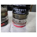 Collection of Vintage Casino Ashtrays from Boomtown, Stardust, Silver City, and More