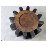 Vintage Wooden Gear Mold - 10 Inches