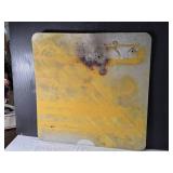 Watch for Children Traffic Safety Sign with Visible Damage