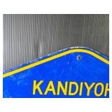 Vintage Kandiyohi County Road Sign - District 5