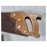 Set of 2 Vintage Hand Saws and 1 Hacksaw