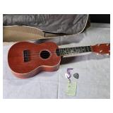 Vintage Seville Ukulele with Case and Instruction Manual