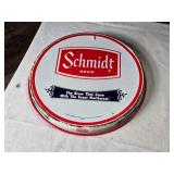 Set of 2 Vintage Schmidt Beer Trays