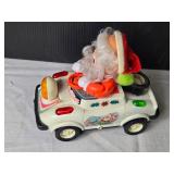 Vintage Santa Claus Toy Car - 1984