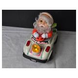Vintage Santa Claus Toy Car - 1984
