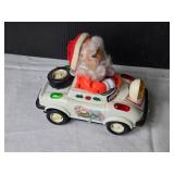 Vintage Santa Claus Toy Car - 1984