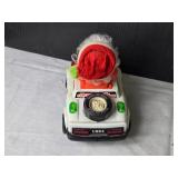 Vintage Santa Claus Toy Car - 1984