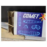 Vintage Comet Aeronca K Rubber-Powered Model Airplane Construction Kit - Appears Complete