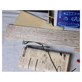 Vintage Comet Aeronca K Rubber-Powered Model Airplane Construction Kit - Appears Complete