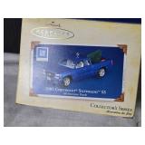 2003 Chevrolet Silverado SS Keepsake Ornament and 1957 Corvette Toy