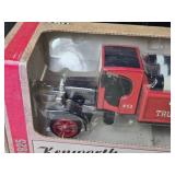 1/34 Scale Kenworth Stake Truck Coin Bank with Barrels by Ertle
