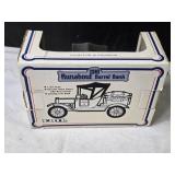 Ertl 1918 Runabout Barrel Bank - Die-Cast Metal with Wood Detail