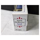 1931 Delivery Truck Bank by ERTL - Die-Cast Metal with Rubber Tires, 1/34 Scale