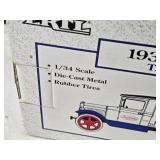 1931 Delivery Truck Bank by ERTL - Die-Cast Metal with Rubber Tires, 1/34 Scale