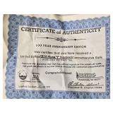 Limited Edition 1918 Model T Runabout Commemorative Bank Kulm, North Dakota with Certificate of Authenticity by Ertl