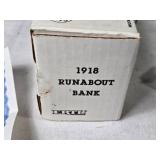 Limited Edition 1918 Model T Runabout Commemorative Bank Kulm, North Dakota with Certificate of Authenticity by Ertl