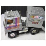 Vintage NASCAR Race Team Truck and Trailer by Ertl - Made in USA