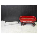 Vintage Radio Flyer Red 12" Wagon with Black Wheels