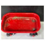 Vintage Radio Flyer Red 12" Wagon with Black Wheels
