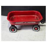 Vintage Radio Flyer Red 12" Wagon with Black Wheels