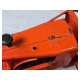 Vintage Toy Bulldozer with Figure and Rubber Tracks by Nylint