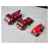 Lot of 3 Small Vintage Tonka Trucks