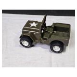Tonka Military Green Toy Jeep with White Star Design