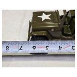 Tonka Military Green Toy Jeep with White Star Design