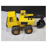 Vintage Buddy L Yellow Toy Excavator Truck with Movable Arm