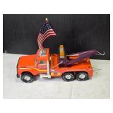 Vintage Nylint Tow Truck with Flag and Working Features