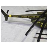 Ertl Army Helicopter with Pilot Figure and Missile Accessory