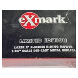 Limited Edition 1:24 Scale Exmark Lazer Z X-Series Riding Mower Die-Cast Metal Replica - Roll Bar is Broken