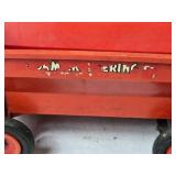 Vintage Red Toy Wagon by Product Miniature Co.