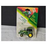 Small John Deere Power Pull Tractor with Sound Card, Vintage Collectible