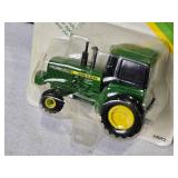 Small John Deere Power Pull Tractor with Sound Card, Vintage Collectible