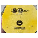 John Deere 4020 Tractor Figurine with Base