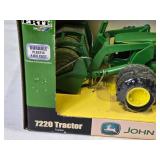 Ertl John Deere 7220 Tractor with Removable Duals and Bale Mover