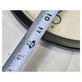 John Deere Credit Wall Clock with Black Frame - 11.5 inches