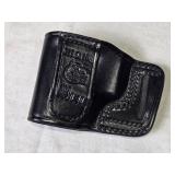 Dan Hume JIT Slide Model D-40 Black Leather Holster