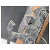 Antique Toy Cap Gun Parris Musket with Wooden Stock and Metal Lock