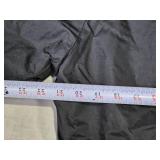 Vintage Sno Jet Polarwear Ski Suit with Blue and White Stripes, Size Unknown