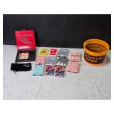 Casino Playing Cards Collection with Harveys Bucket and Marlboro Dice
