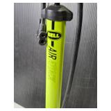 Bell Air Attack Bicycle Pump with Gold Cross Helmet (Medium)