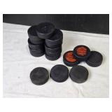 Lot of Hockey Pucks