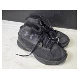 Used Under Armour Black High-Top Basketball Shoes Size 5.5Y