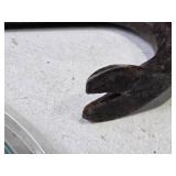 Mixed Lot of Garden and Hand Tools Including Oil Can, Crowbar, Trimmer Line and More