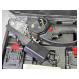 Small Electric Chain Saw with Two Batteries and Instruction Manual