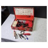 Red Head Stud Anchor System Drill with Accessories and Case